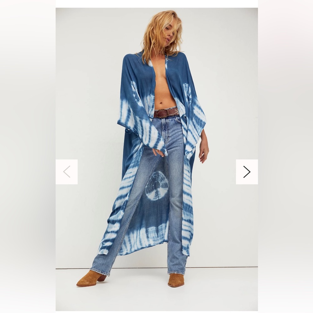 Free People Spellbound Tie Dye Kimono